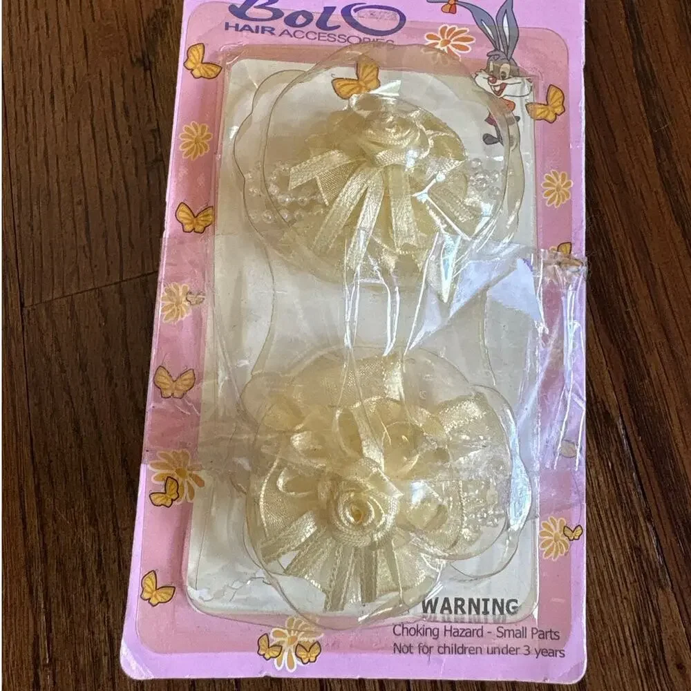 Vintage BOLO Hair Accessories Lot of Bows Bugs Bunny NEW Deadstock